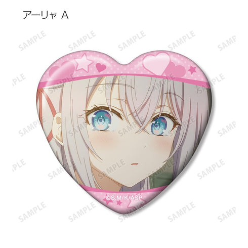 『時々ボソッとロシア語でデレる隣のアーリャさん』トレーディング場面写ハート型缶バッジ(単位/BOX)